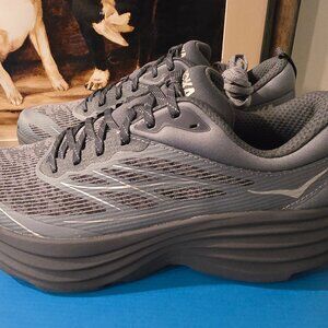 HOKA One One Bondi 8 Caged Stealth Tech Pack Gray / Grey 1155391-CYG Mens 11 US